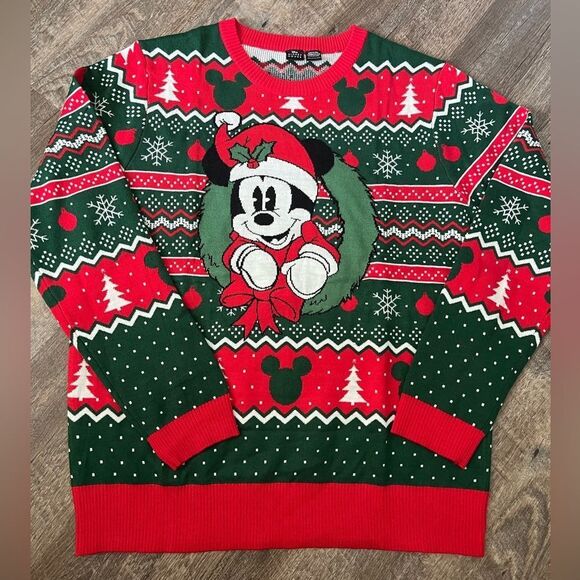 Disney's Mickey Mouse Ugly Christmas Sweater- Size XXL - Picture 1 of 6